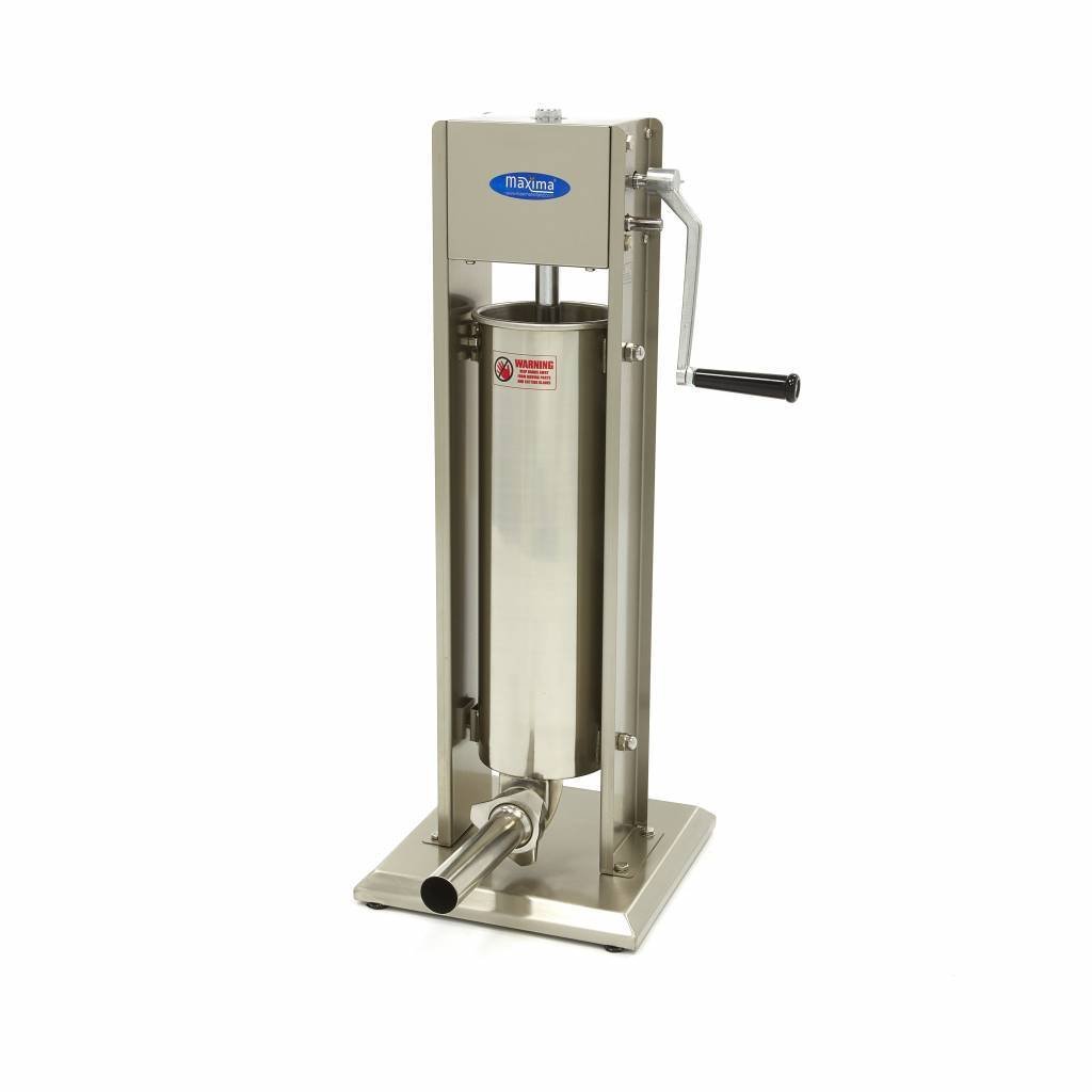 Sausage Filler 7L - Vertical - Stainless Steel - 4 Filling Tubes