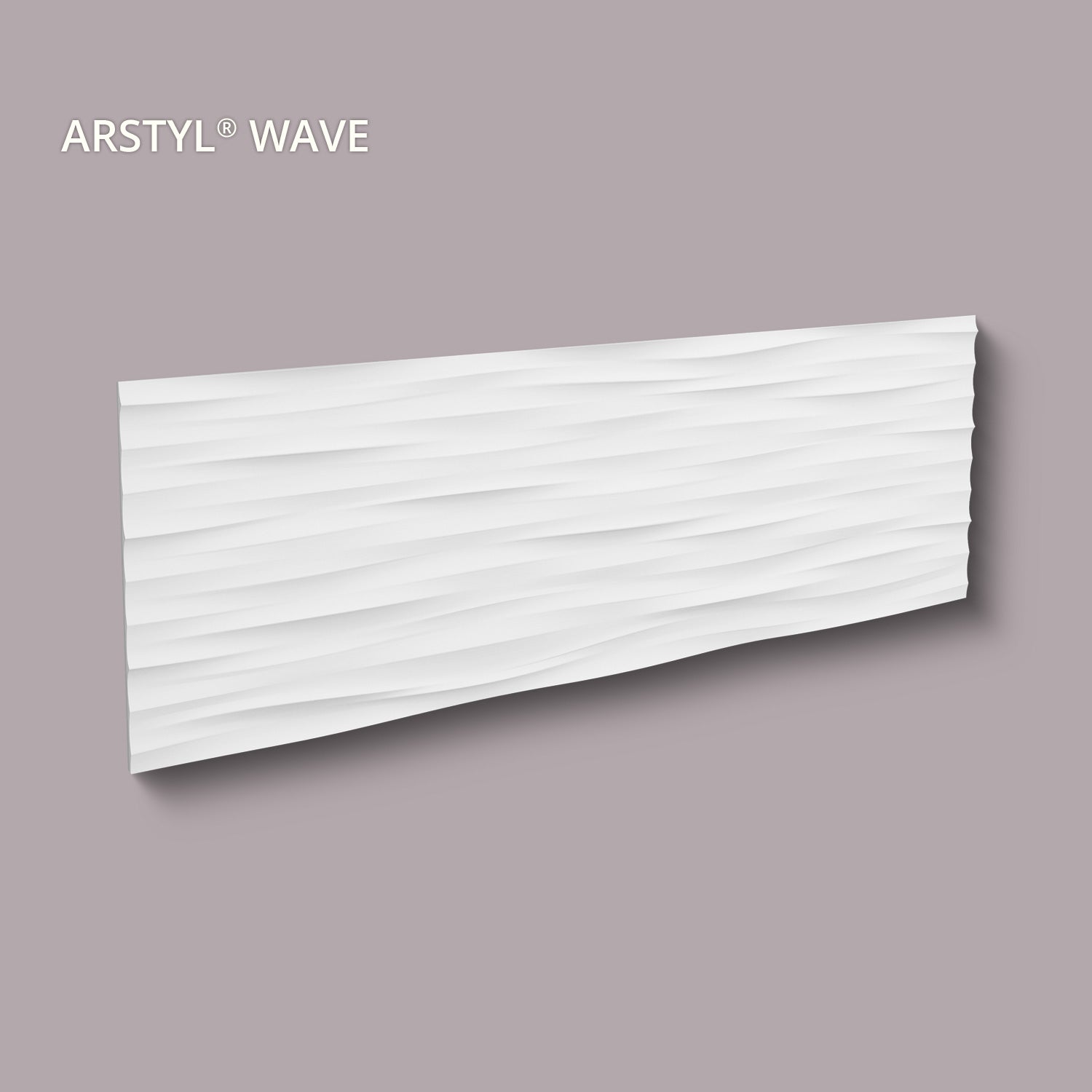 NMC WAVE-box ARSTYL Noel Marquet 1 carton 7 pièces 3d panneau mural design moderne blanc | 3,01 m2 - 0