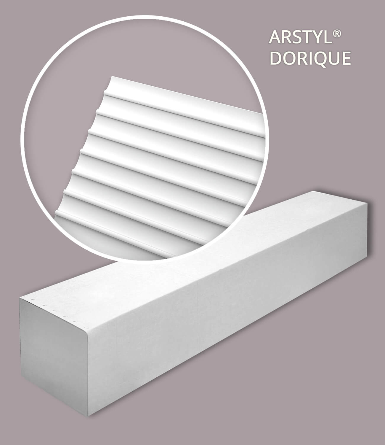 NMC DORIQUE-box ARSTYL Noel Marquet 1 carton 6 pièces 3d panneau mural design moderne blanc | 12 m