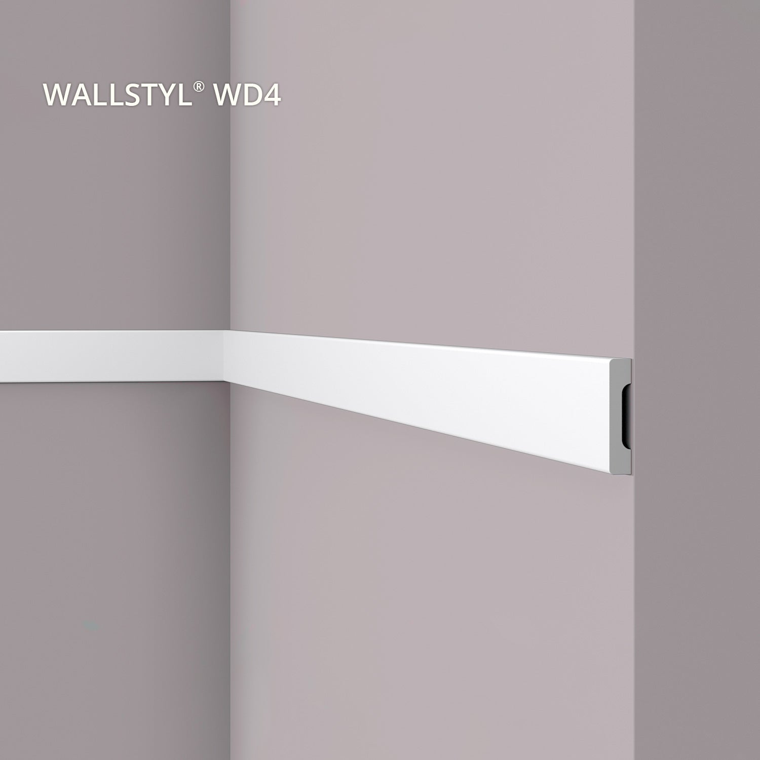 NMC WD4-box WALLSTYL Noel Marquet 1 carton 32 pièces Cimaise design intemporel classique blanc | 64 m - 0