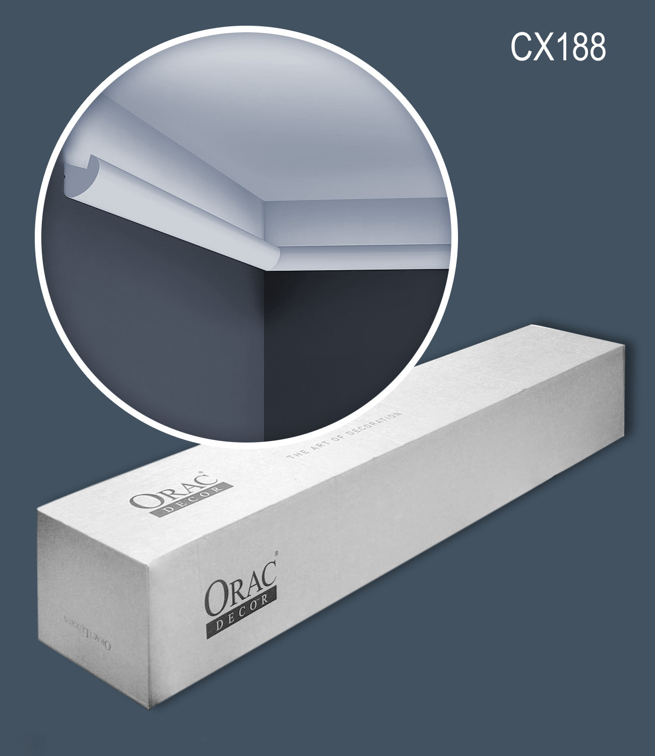 Orac Decor CX188-box AXXENT 1 carton 20 pièces Corniches 40 m - 0