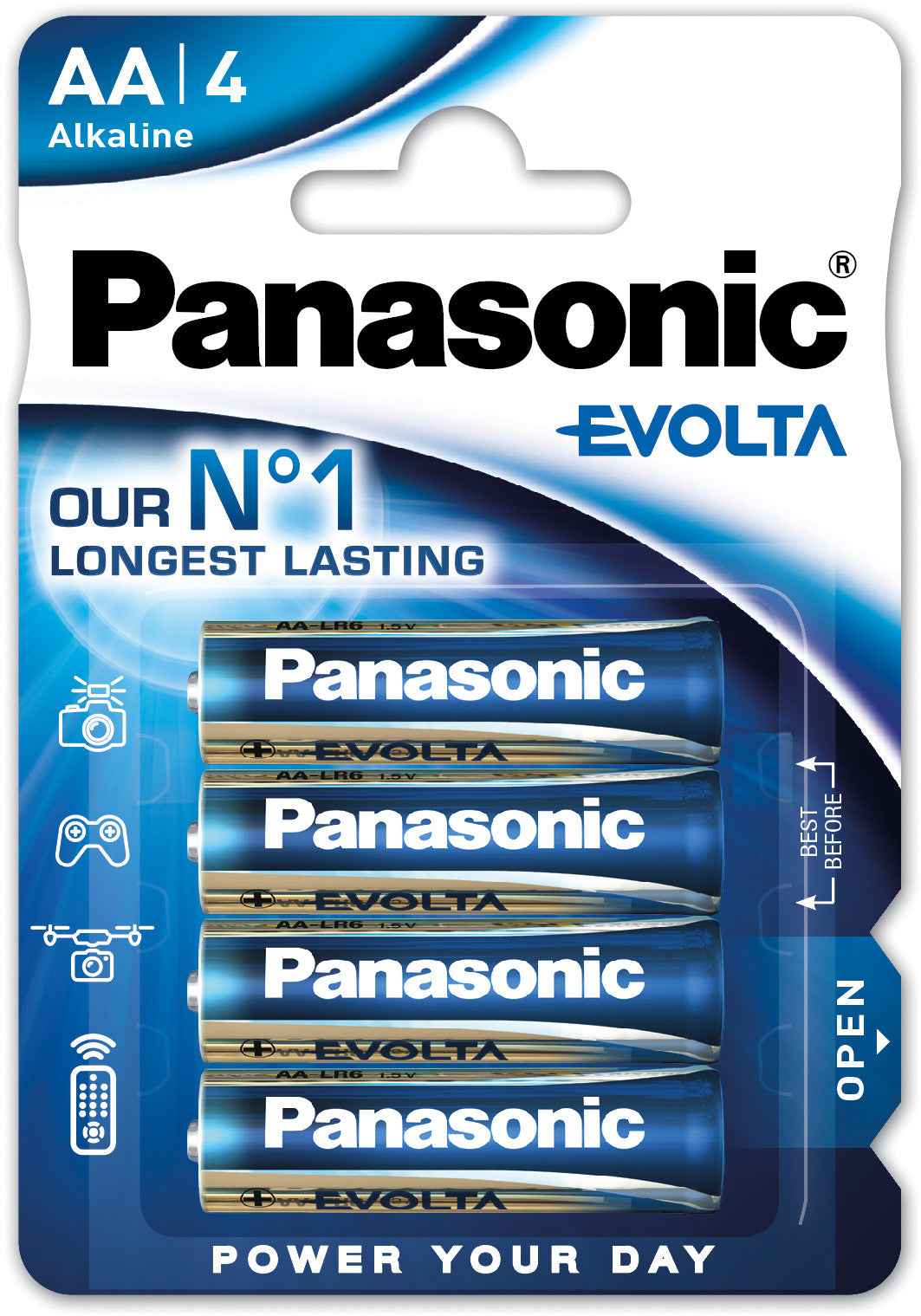 1x4 Panasonic Evolta LR 6 Mignon