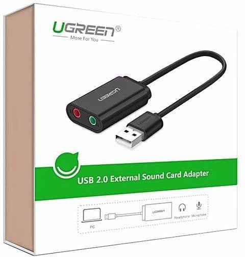 UGreen USB 2.0 External Sound Adapter Black