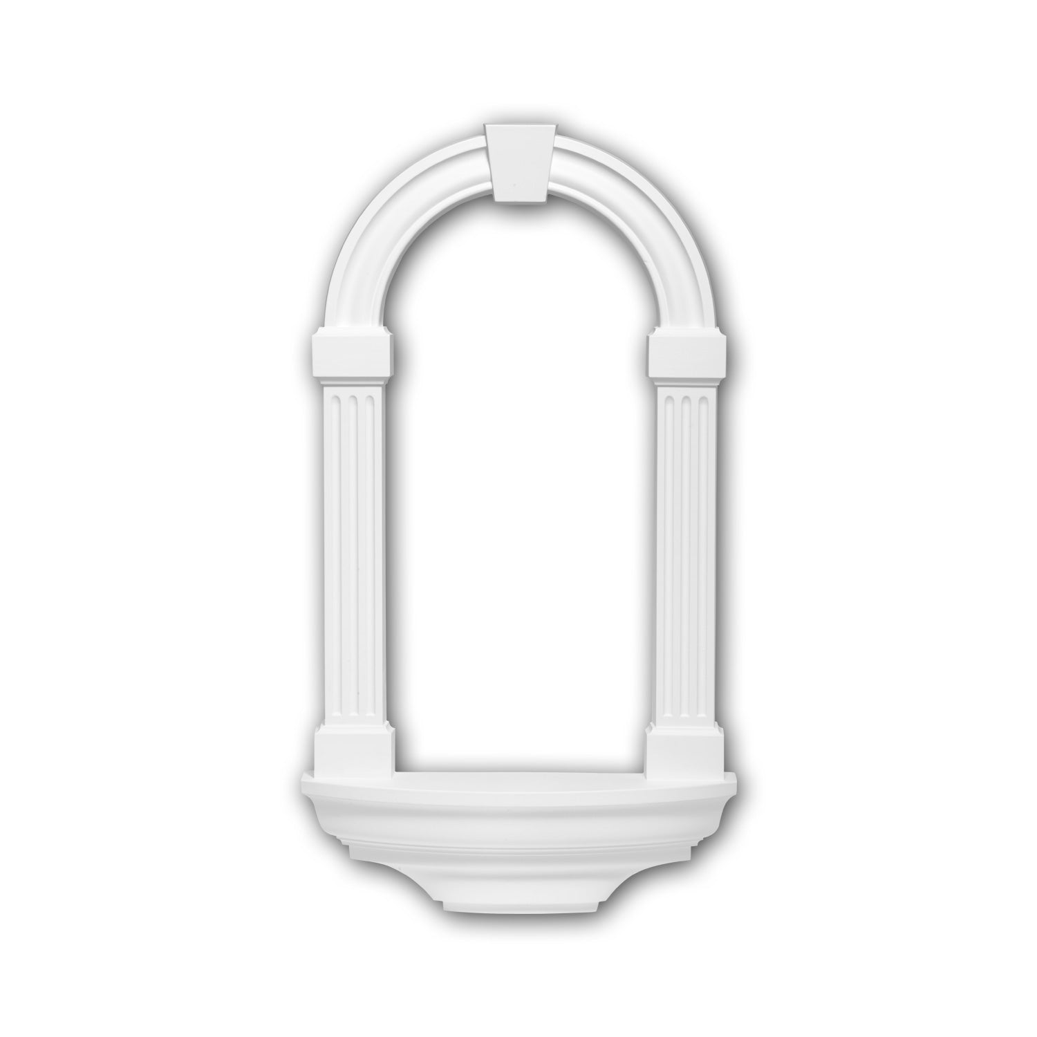 Niche 161101 Profhome Élement décorative design intemporel classique blanc