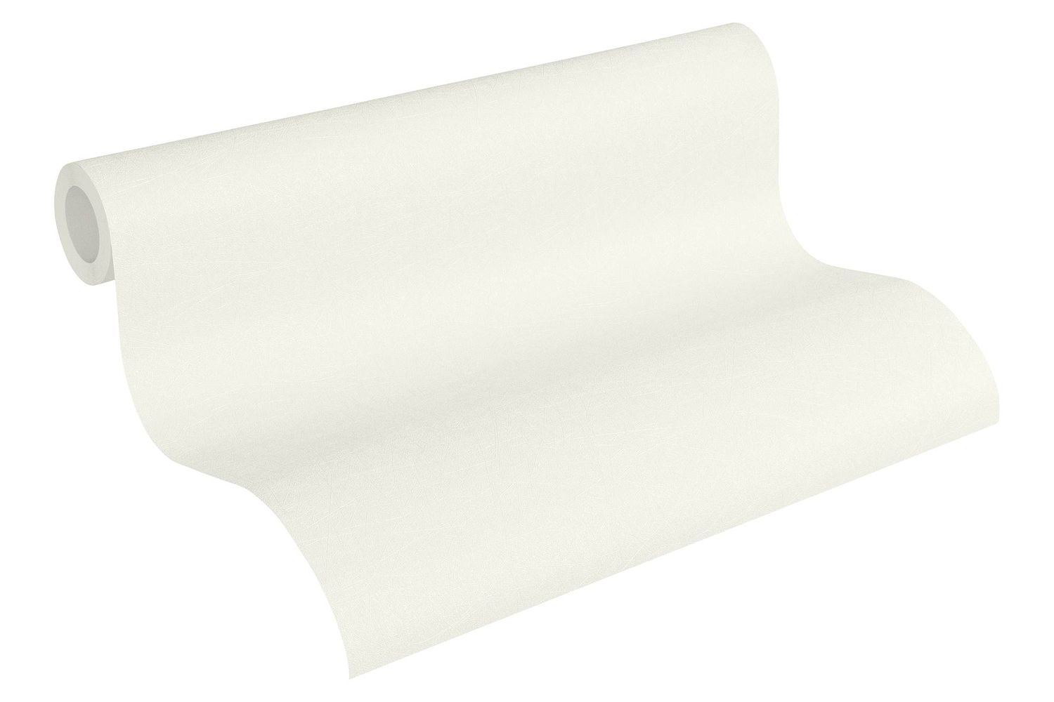 Papier peint unicolor Profhome 358663-GU papier peint intissé gaufré à chaud texturé unicolor subtilement chatoyant crème blanc-perlé 5,33 m2 - 0