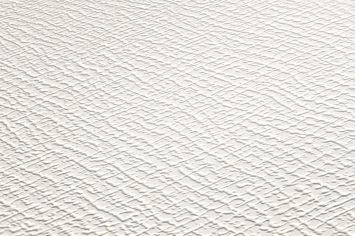 Textured wallpaper Profhome 182418-GU non-woven paintable wallpaper lightly textured with a tangible texture matt white 5.33 m2