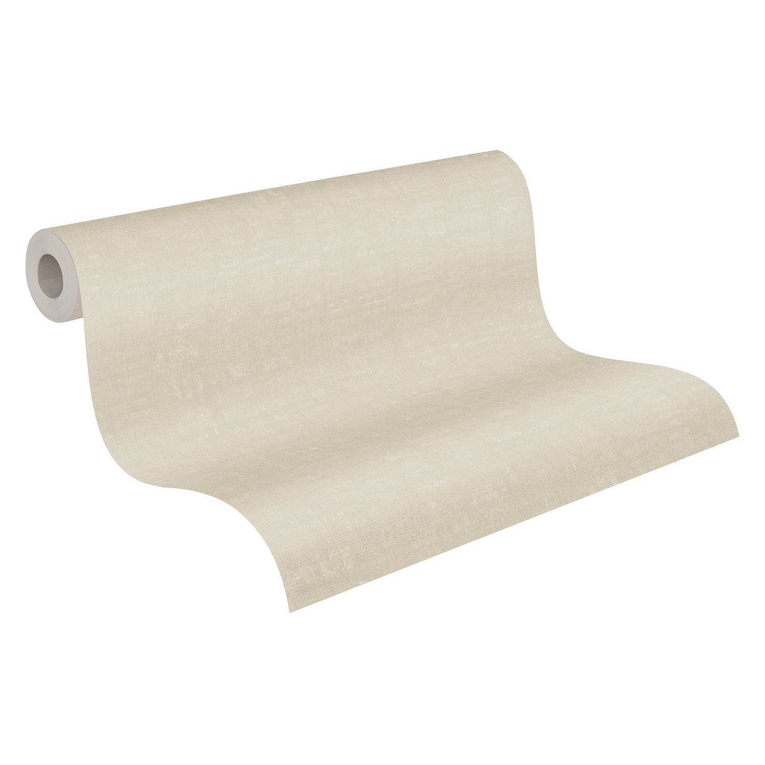 Papier peint unicolor Profhome 387452-GU papier peint intissé gaufré à chaud légèrement texturé unicolor mat beige gris taupe 5,33 m2 - 0