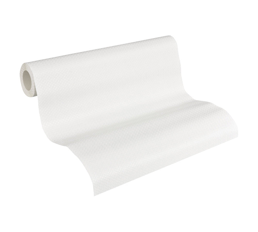 Papier peint texturé Profhome 935271-GU papier peint intissé à peindre légèrement texturé avec une texture tangible mat blanc 5,33 m2 - 0