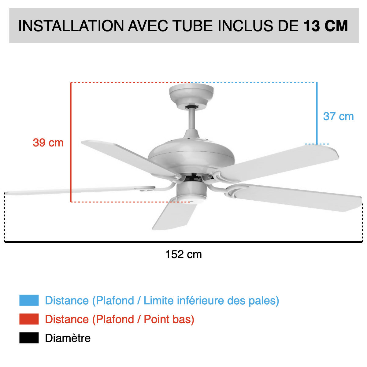 Ventilateur-plafond-FANELITE-ALIZE-tube-13-cm