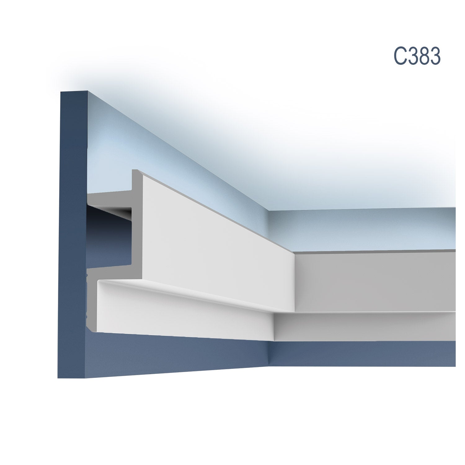 Orac Decor C383 MODERN L3 1 komplette Box 12 Eckleisten Stuhlschienen 24 m - 0