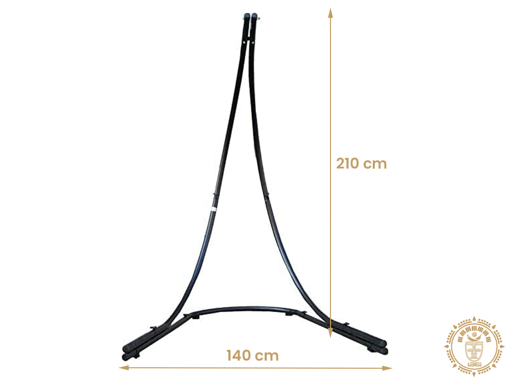 “Toltec” hammock chair support