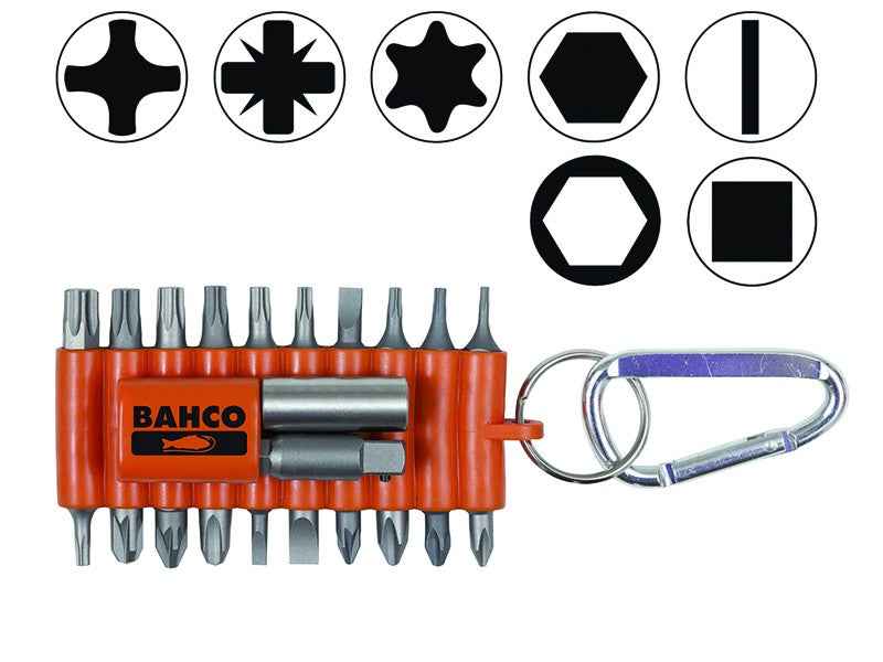 Universal bits set 22 pcs in rubber holder PH+PZ+TORX+SL