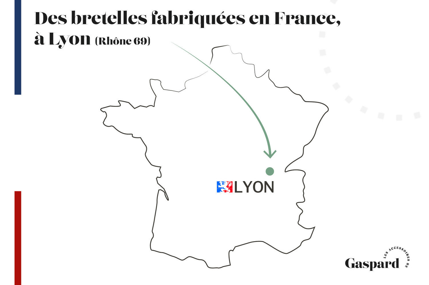 GASPARD Bretelles Homme Larges Fantaisie Chasseur - Elastique Résistant et Clips Extra Fort - Modèle en X - Fait en France - Taille Ajustable max 130cm - Garantie à Vie