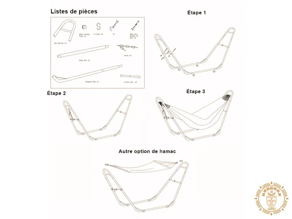 Universal hammock stand “Maya”