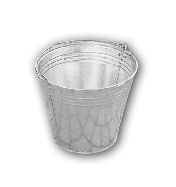 Zinc plated bucket 10L