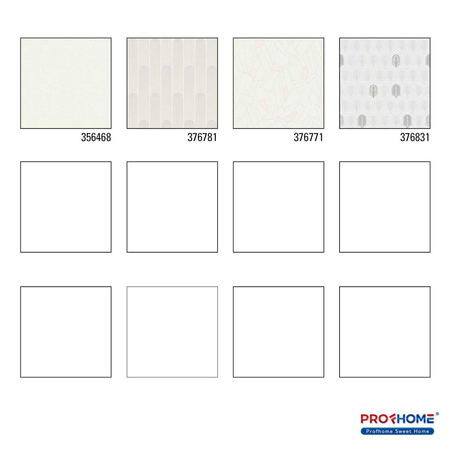 Tone-on-tone wallpaper Profhome 356468-GU smooth non-woven tone-on-tone wallpaper shimmer white 5.33 m2