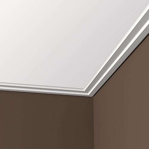 Cornice 150266 Profhome Zierleiste modernes Design weiß 2 m - 0