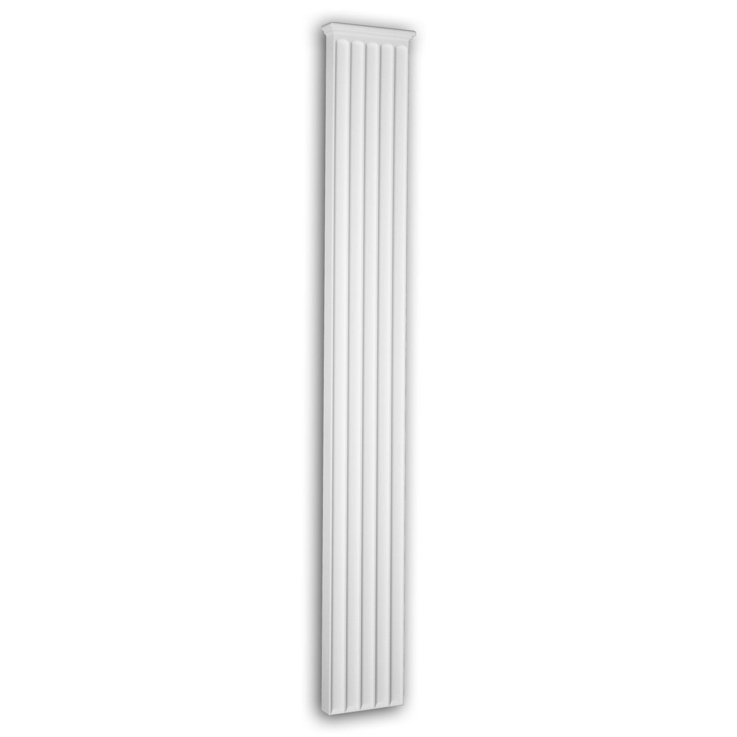 Pilasterschaft Profhome 452102 Fassadenelement Pilaster Außenleiste Dorischer Stil weiß