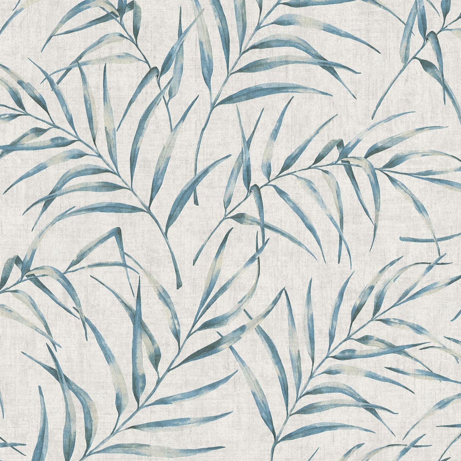 Nature wallpaper Profhome 373351-GU lightly textured non-woven wallpaper with a matt nature design blue gray 5.33 m2