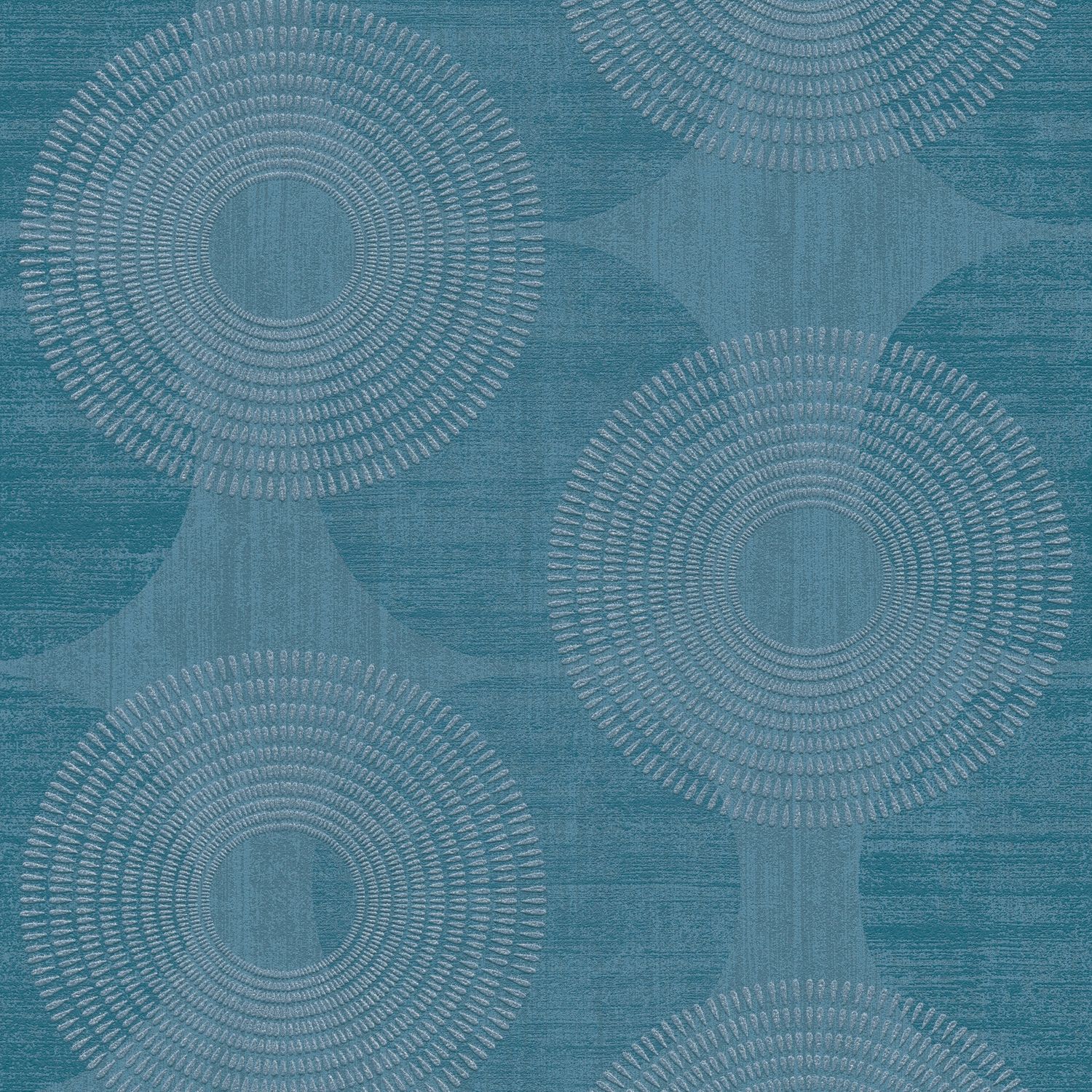 Graphic wallpaper Profhome 378325-GU lightly textured non-woven wallpaper with a blue shimmering graphic design 5.33 m2