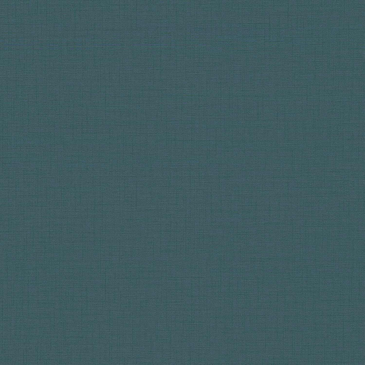 Unicolor wallpaper Profhome 387121-GU hot embossed non-woven wallpaper slightly textured unicolor matt petrol turquoise 5.33 m2