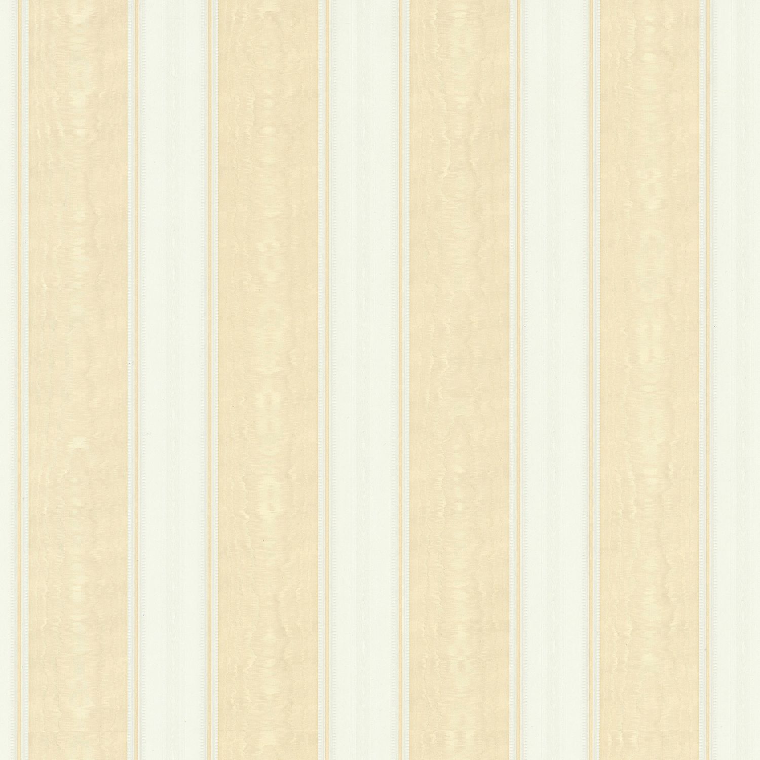 Striped wallpaper Profhome 765826-GU lightly textured vinyl wallpaper with stripes matt beige white 5.33 m2