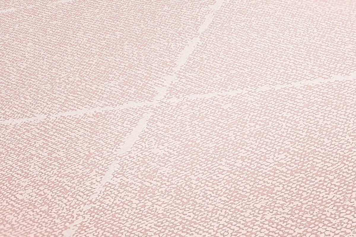 Country style wallpaper Profhome 375513-GU lightly textured non-woven wallpaper in matte country style pink 5.33 m2