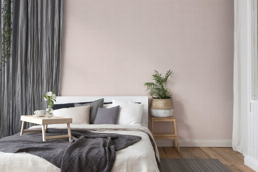 Country style wallpaper Profhome 375513-GU lightly textured non-woven wallpaper in matte country style pink 5.33 m2