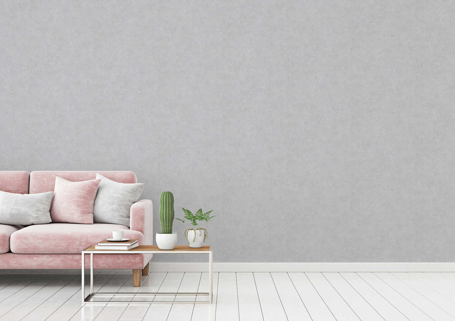 Tone-on-tone wallpaper Profhome 376568-GU slightly textured tone-on-tone non-woven wallpaper matte gray 5.33 m2