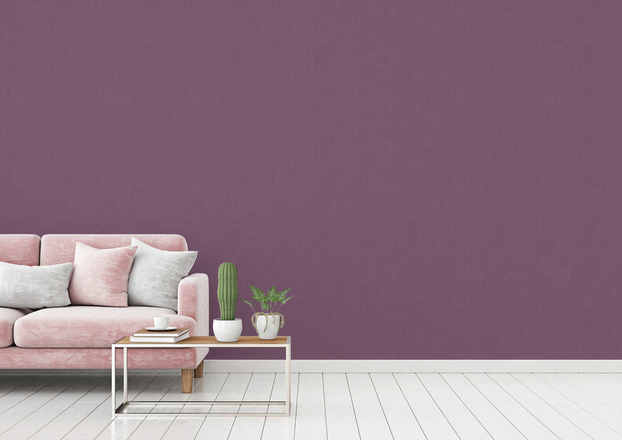 Tone-on-tone wallpaper Profhome 377023-GU smooth non-woven tone-on-tone wallpaper matte purple 5.33 m2