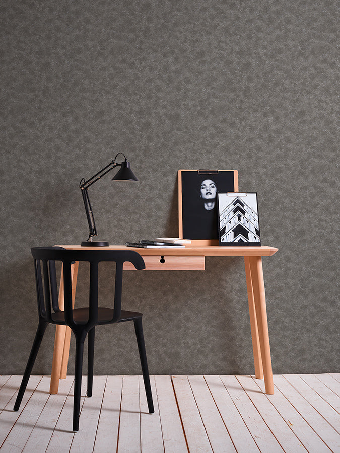 Tone-on-tone wallpaper Profhome 324234-GU slightly textured tone-on-tone non-woven wallpaper matte gray 5.33 m2