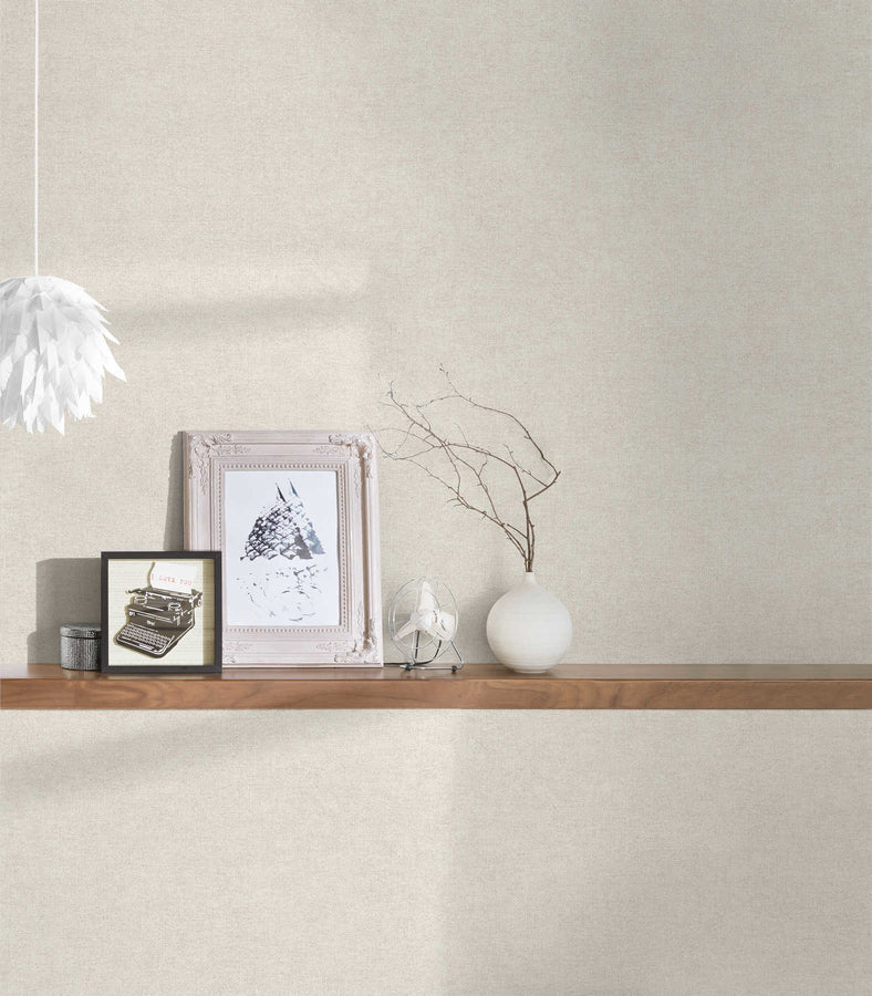 Tone-on-tone wallpaper Profhome 367204-GU slightly textured tone-on-tone non-woven wallpaper matte gray 5.33 m2