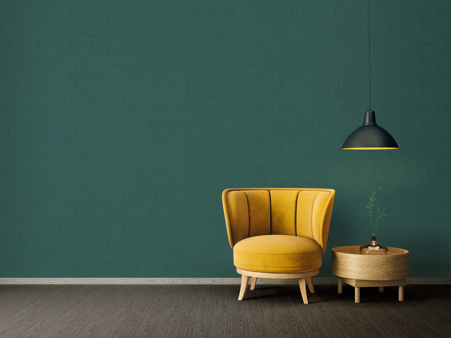 Tone-on-tone wallpaper Profhome 369771-GU slightly textured tone-on-tone non-woven wallpaper matte green 5.33 m2