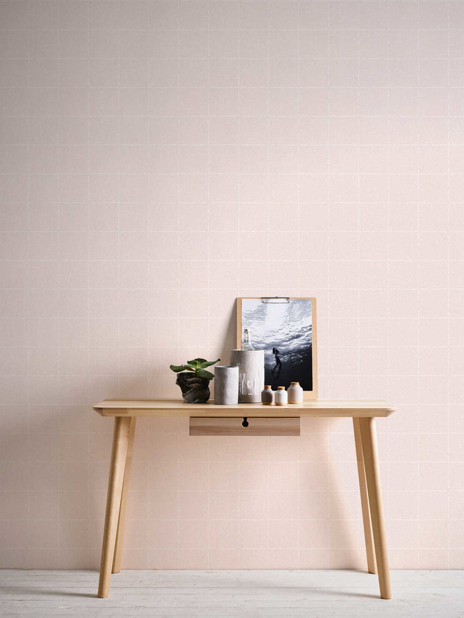 Country style wallpaper Profhome 375513-GU lightly textured non-woven wallpaper in matte country style pink 5.33 m2