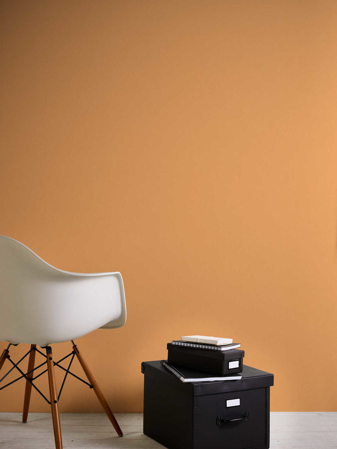 Tone-on-tone wallpaper Profhome 377486-GU smooth non-woven tone-on-tone wallpaper matte orange 5.33 m2