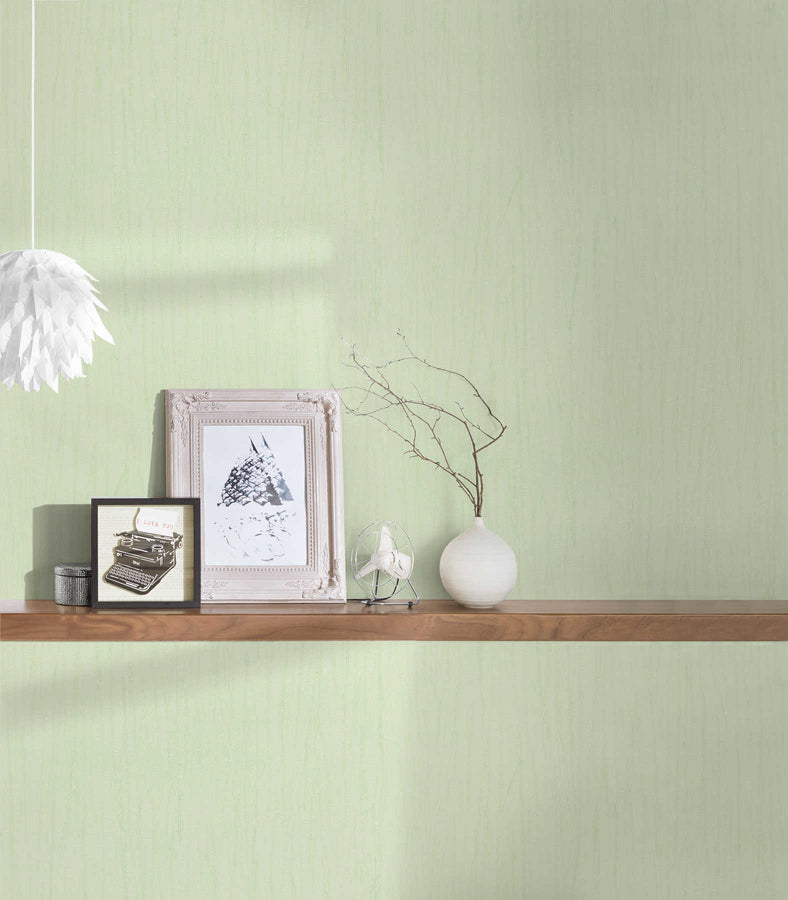 Tone-on-tone wallpaper Profhome 808851-GU slightly textured tone-on-tone non-woven wallpaper matte green 5.33 m2