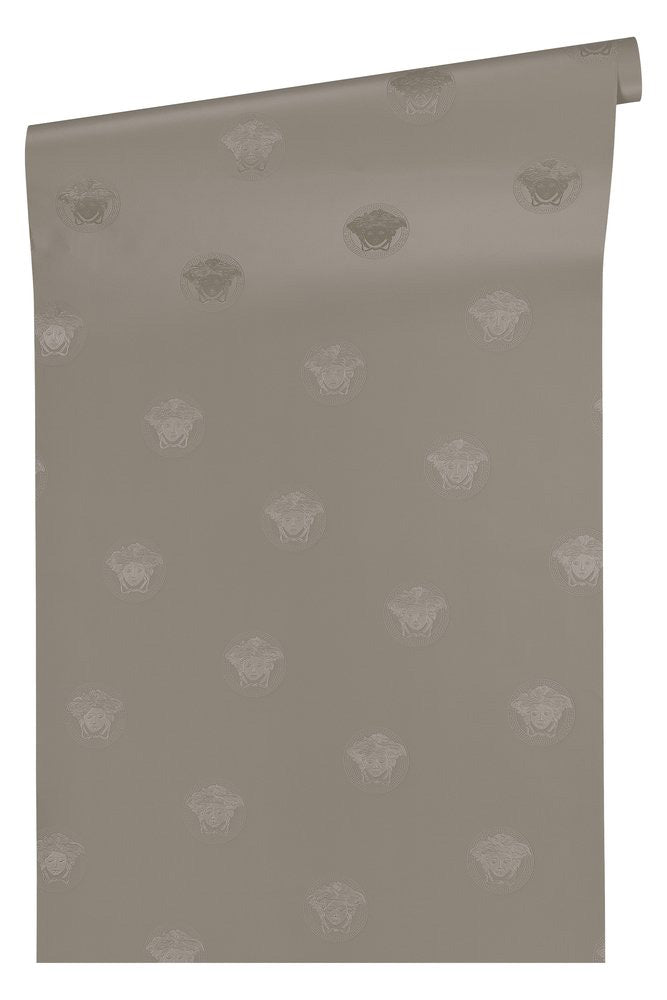 Exclusive luxury wallpaper Profhome 348623-GU lightly textured non-woven wallpaper glossy design gray 7.035 m2 - 0