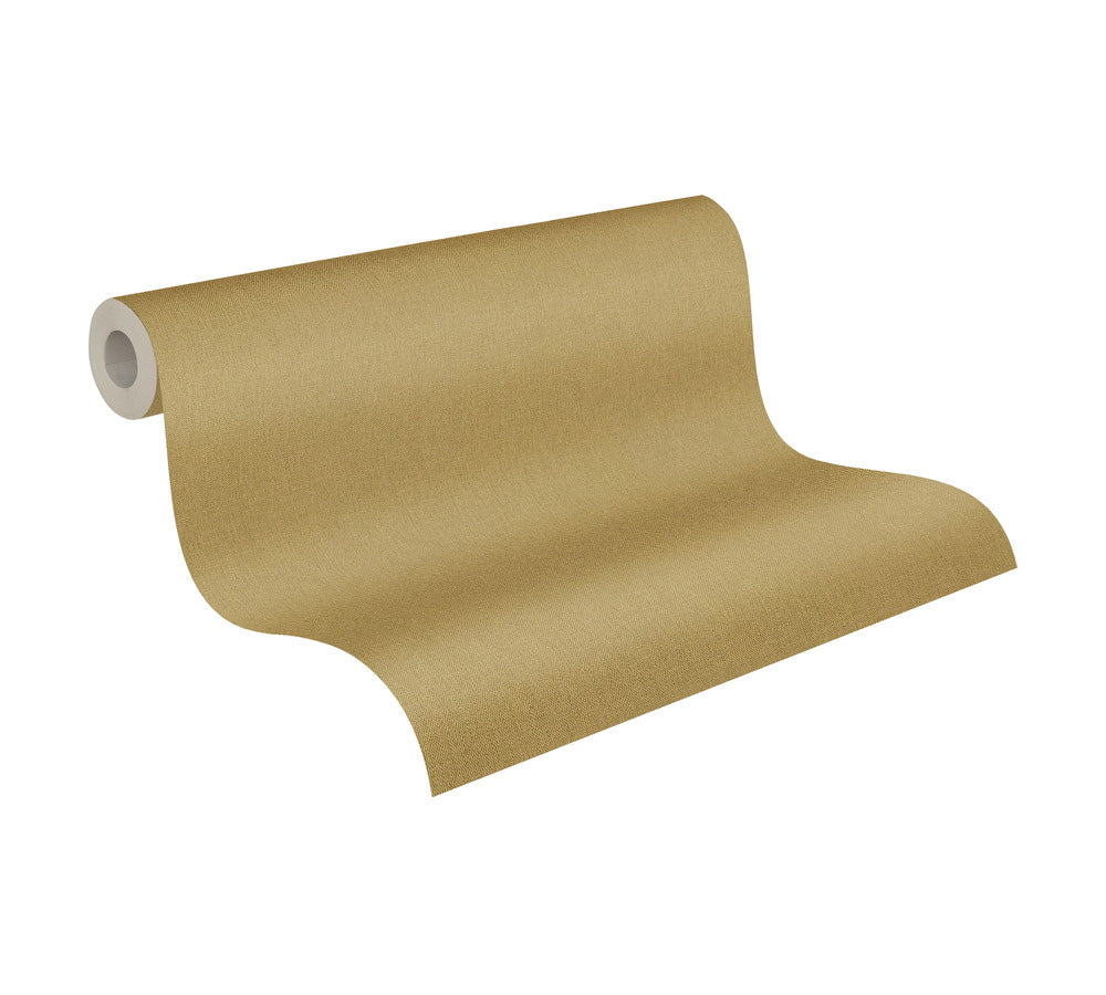 Tone-on-tone wallpaper Profhome 377035-GU smooth non-woven tone-on-tone wallpaper matte yellow brown 5.33 m2 - 0