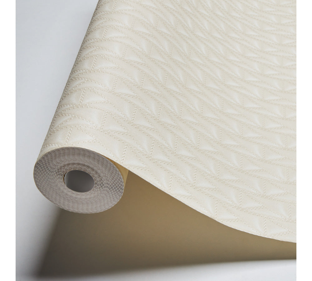 Exclusive luxury wallpaper Profhome 378441-GU slightly textured non-woven wallpaper design matt beige cream-white 5.33 m2 - 0