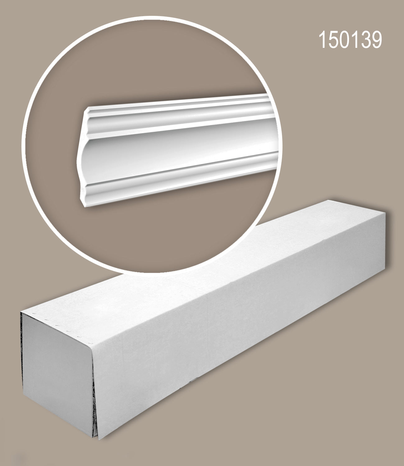 Profhome 150139 1 Karton 12 Stück Gesims 24 m