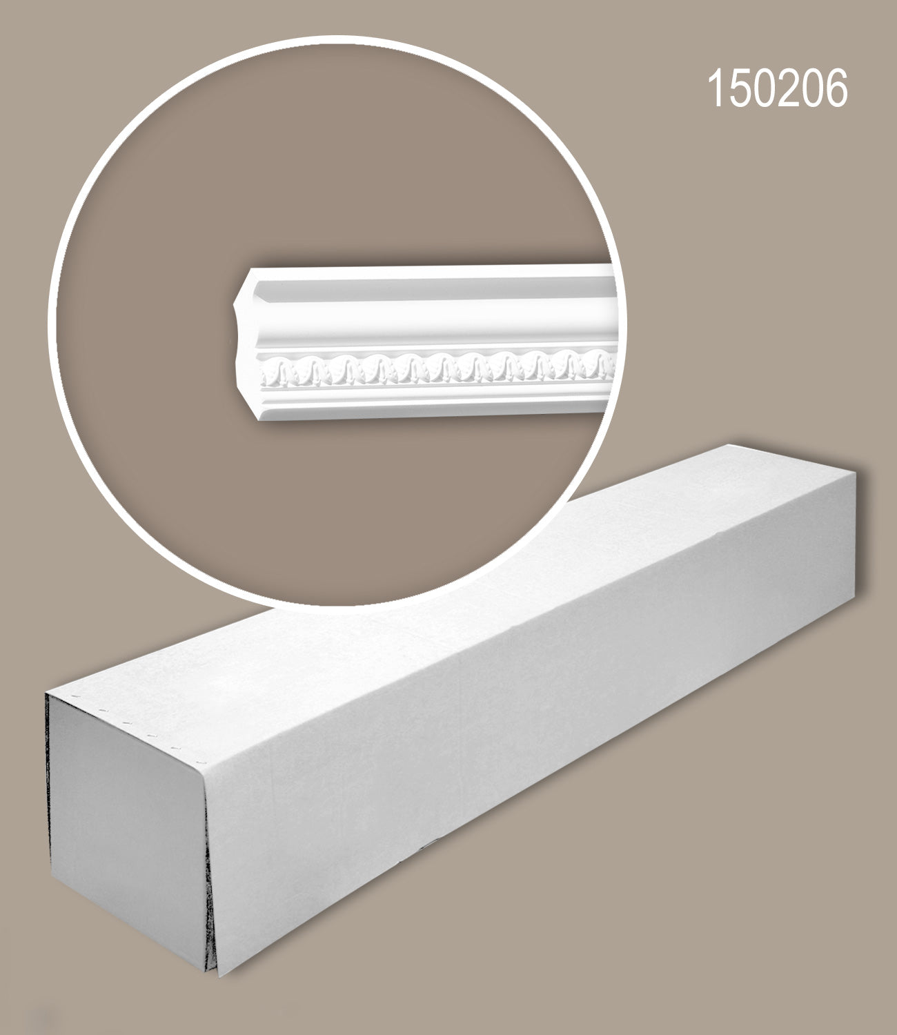 Profhome 150206 1 Karton 20 Stück Gesims 40 m